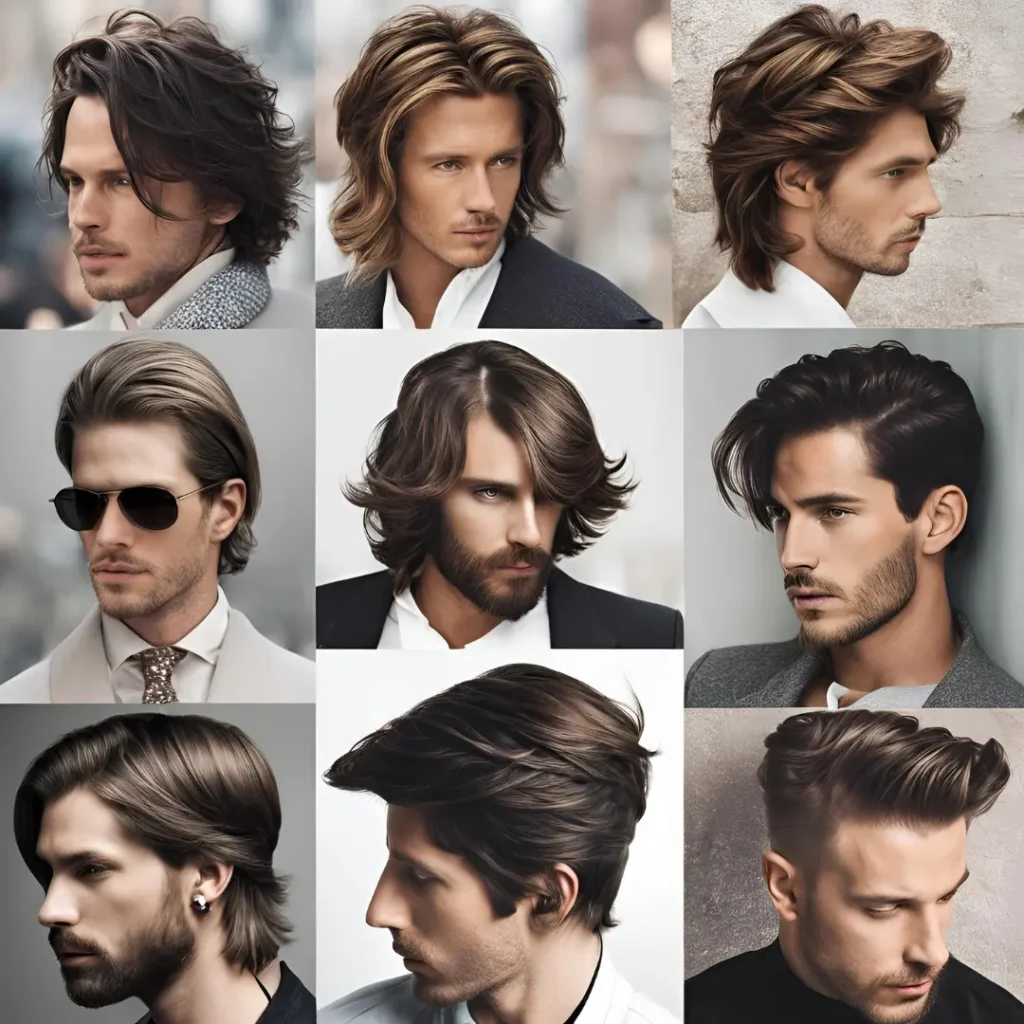 Mens Medium length hairstyles